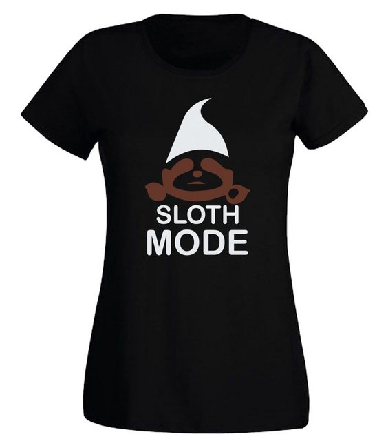 G-graphics T-Shirt Damen T-Shirt - Faultier – Sloth Mode mit trendigem Fron günstig online kaufen