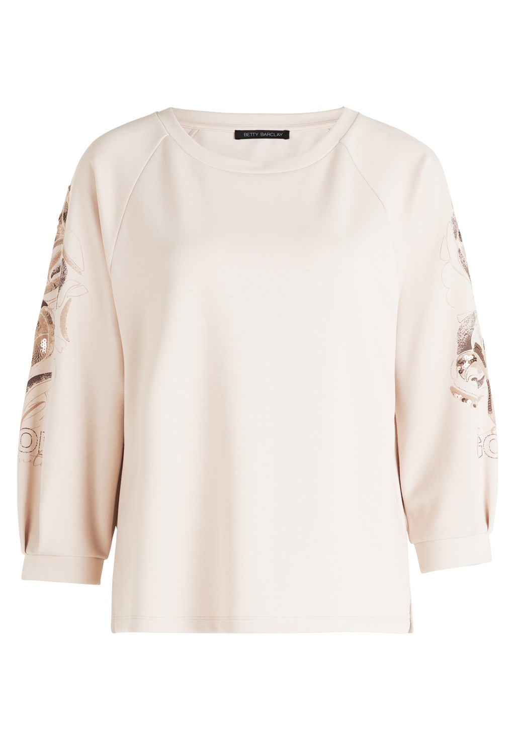 Betty Barclay 3/4-Arm-Shirt "Betty Barclay Sweatshirt mit Trompetenärmeln", günstig online kaufen