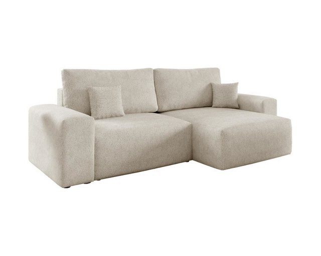 Deine Möbel 24 Wohnlandschaft MILKY 255 cm breit Ecksofa Sofa Wohnzimmer L- günstig online kaufen