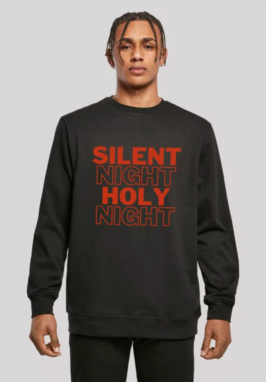 F4NT4STIC Kapuzenpullover "Silent Night Holy Night Weihnachten", Print günstig online kaufen