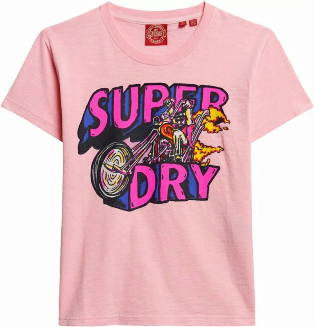 Superdry Print-Shirt NEON MOTOR GRAPHIC FITTED TEE günstig online kaufen