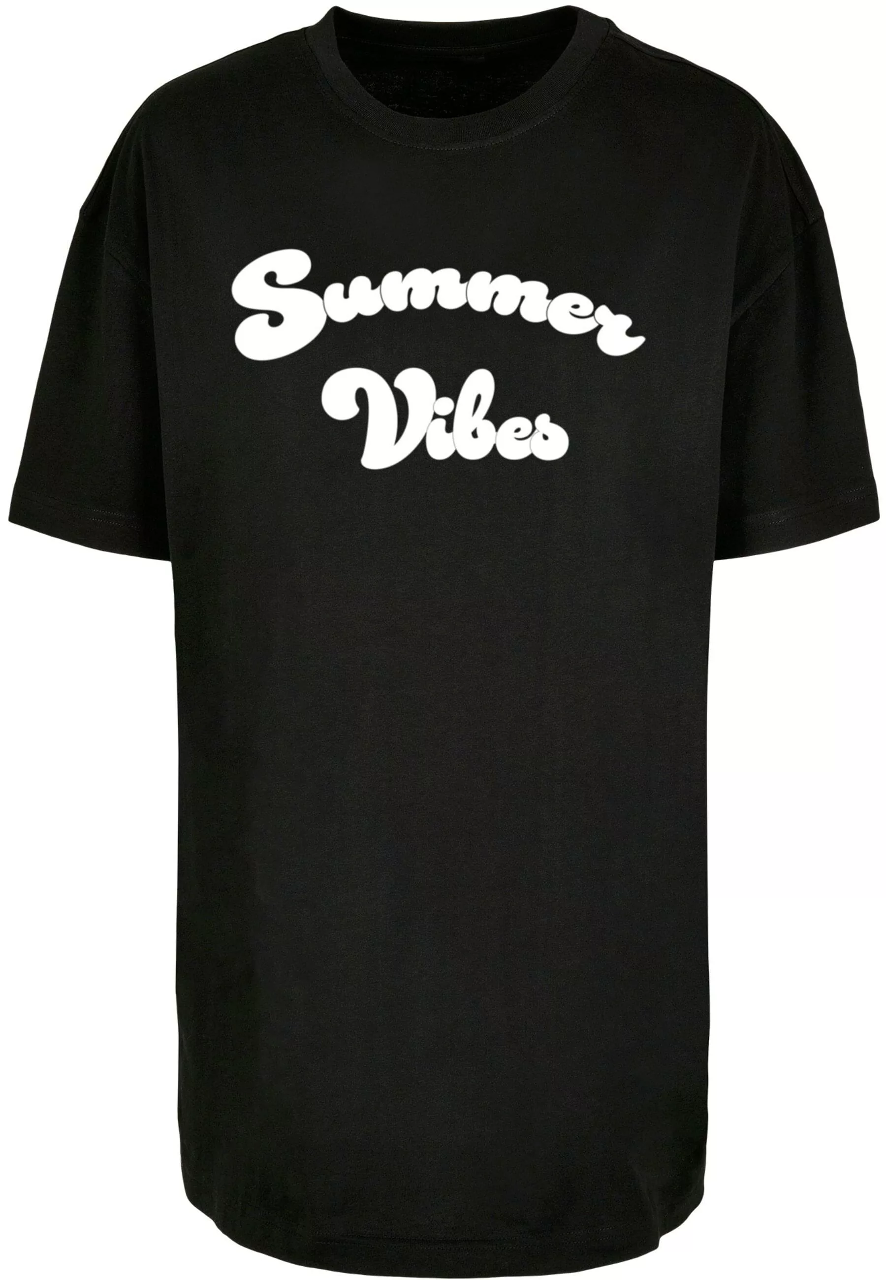 Merchcode T-Shirt "Merchcode Damen Ladies Summer Vibes Oversized Boyfriend günstig online kaufen