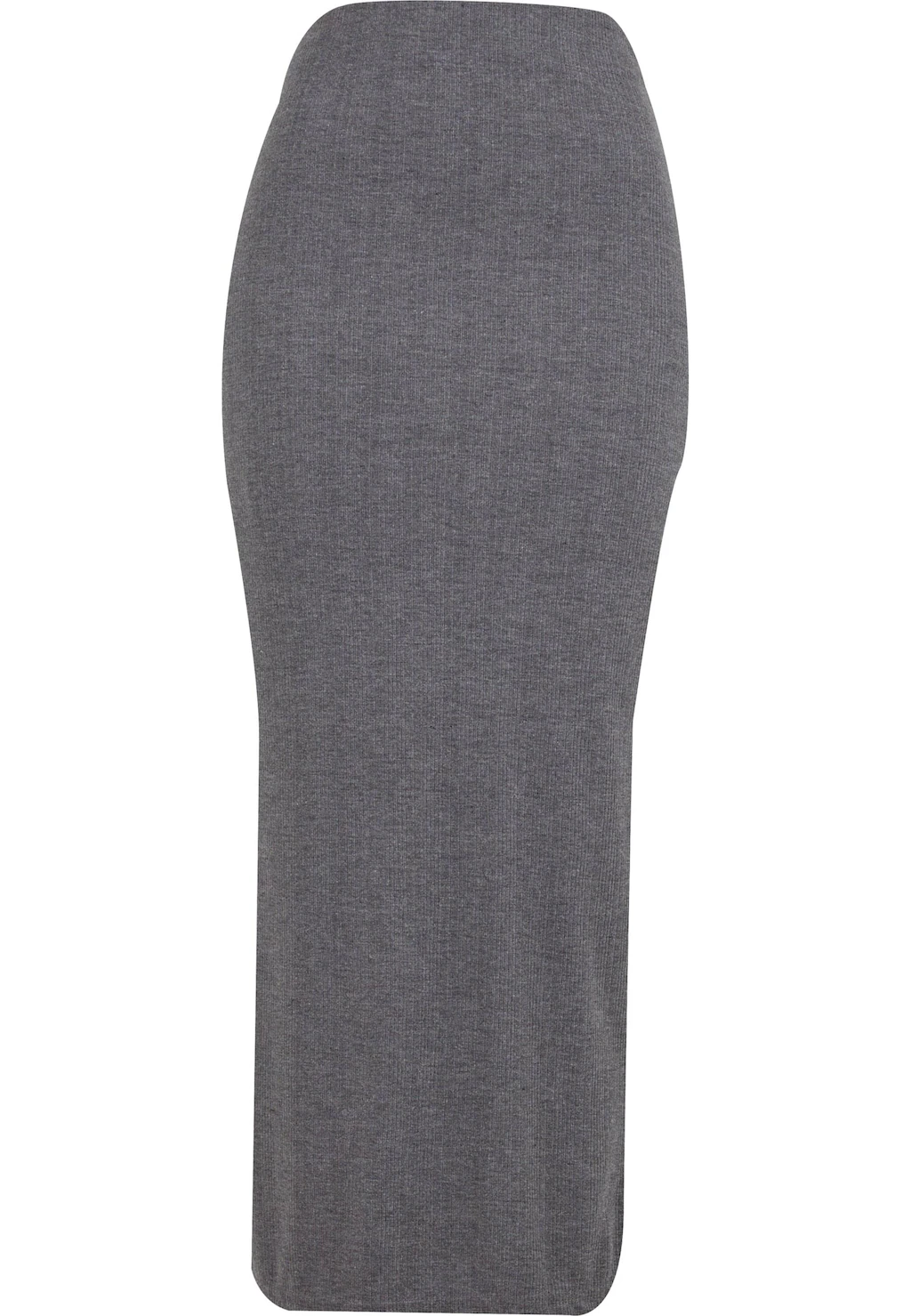 URBAN CLASSICS Sommerrock Urban Classics Ladies Rib High Slit Skirt (1-tlg) günstig online kaufen