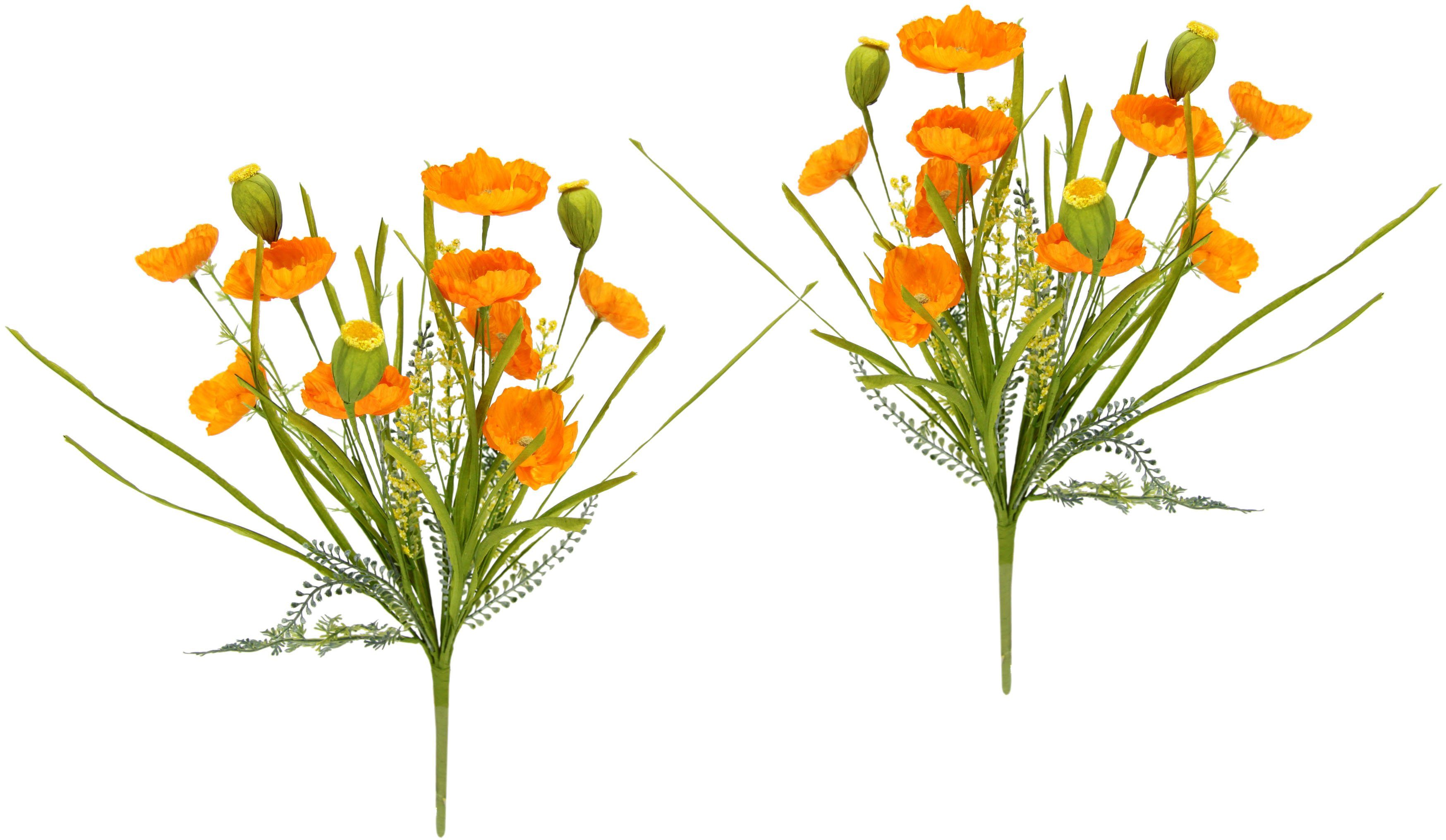 my home Kunstblume "Mohnblumen", 2er Set günstig online kaufen