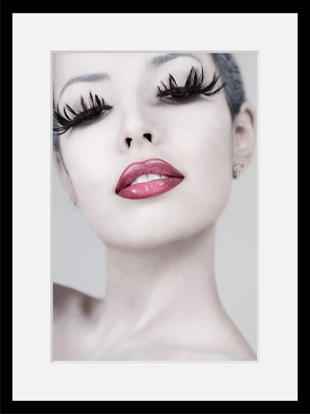 queence Bild "Lashes", Frau-Mode-Fashion-Kunst-Bilder von Frauen-Foto, HD P günstig online kaufen