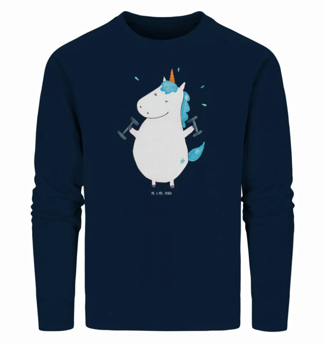 Mr. & Mrs. Panda Longpullover Einhorn Fitness Größe M - French Navy - Gesch günstig online kaufen