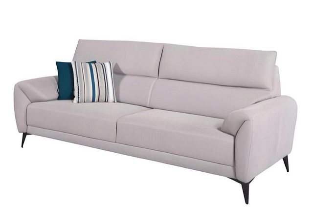 JVmoebel 3-Sitzer Weißes Polstersofa Designer Couchen Wohnzimmer Sitzmöbel, günstig online kaufen