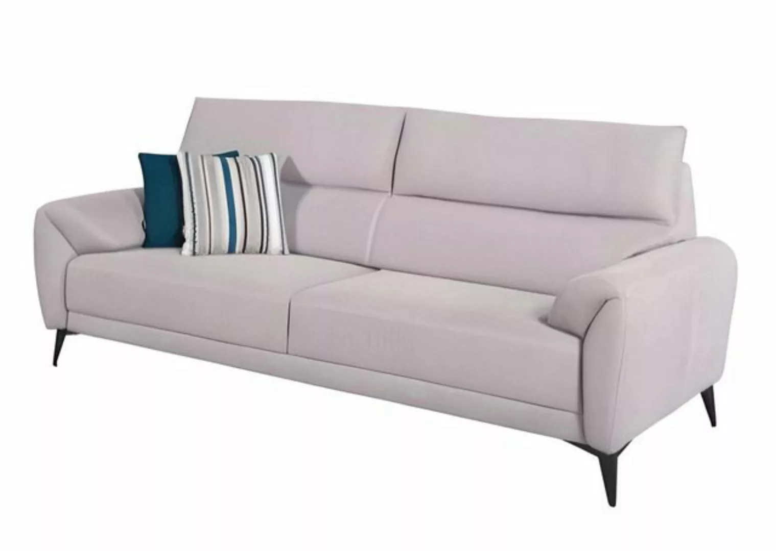 JVmoebel 3-Sitzer Weißes Polstersofa Designer Couchen Wohnzimmer Sitzmöbel, günstig online kaufen