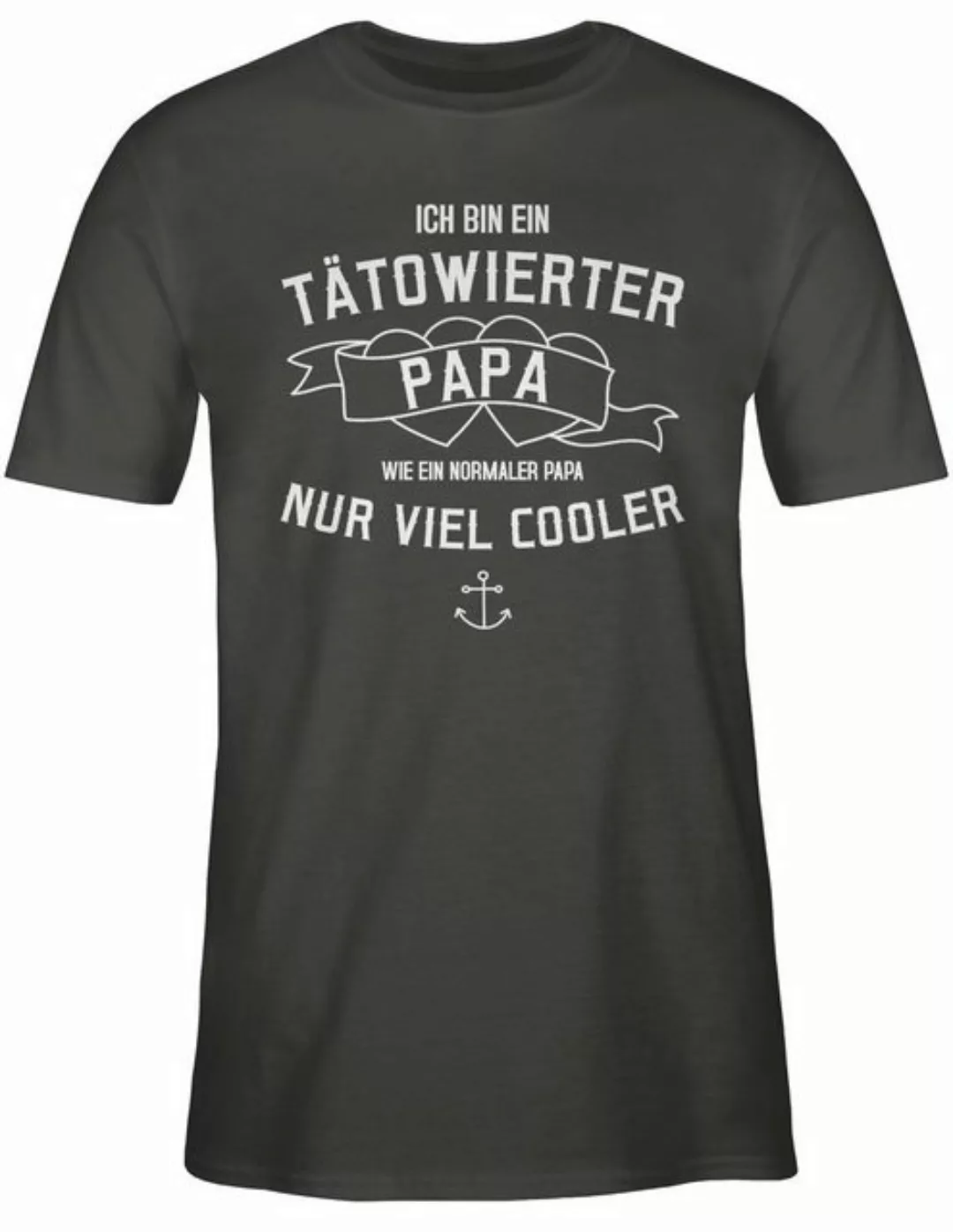 Shirtracer T-Shirt Ich bin ein tätowierter Papa Papa günstig online kaufen