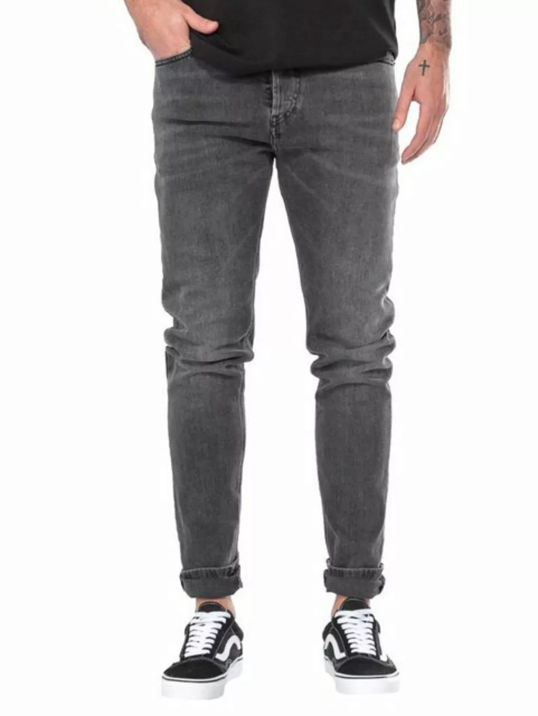 Diesel Slim-fit-Jeans Low Waist Stretch Grau - D-Luster 009ZT günstig online kaufen