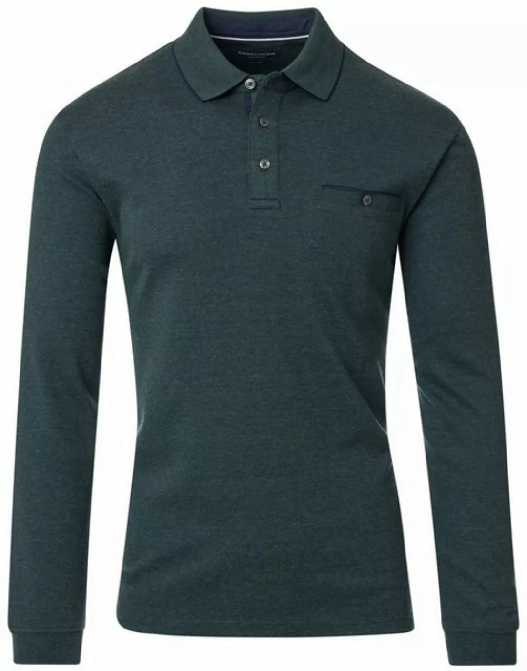 CASAMODA Langarm-Poloshirt CASAMODA Polo-Shirt Langarm gestreift günstig online kaufen