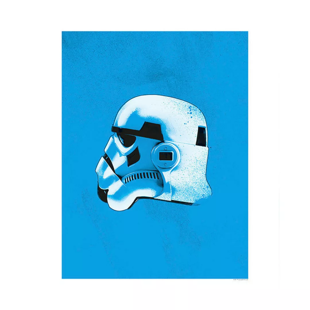 Komar Wandbild Star Wars Classic Helmets Stormtroo Star Wars B/L: ca. 40x50 günstig online kaufen