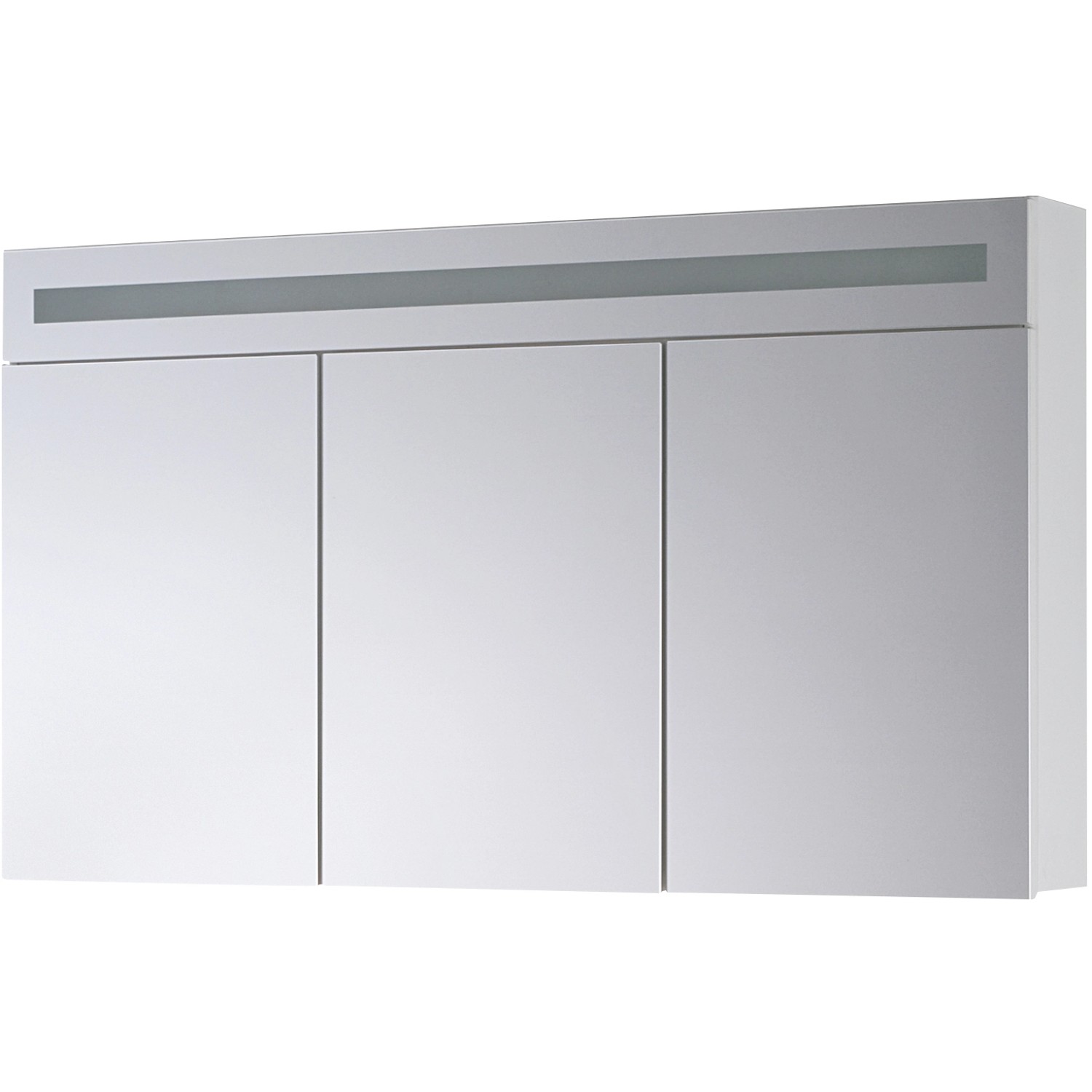 Sanotechnik Spiegelschrank Weiß 120 cm mit Softclose Türen günstig online kaufen