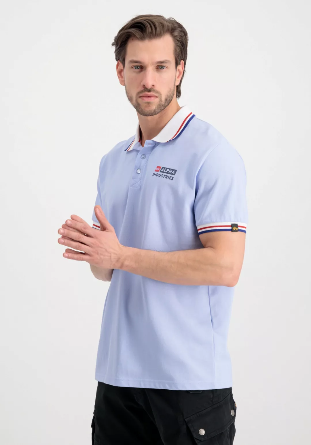 Alpha Industries Poloshirt "Alpha Industries Men - Polo Shirts Contrast Pol günstig online kaufen