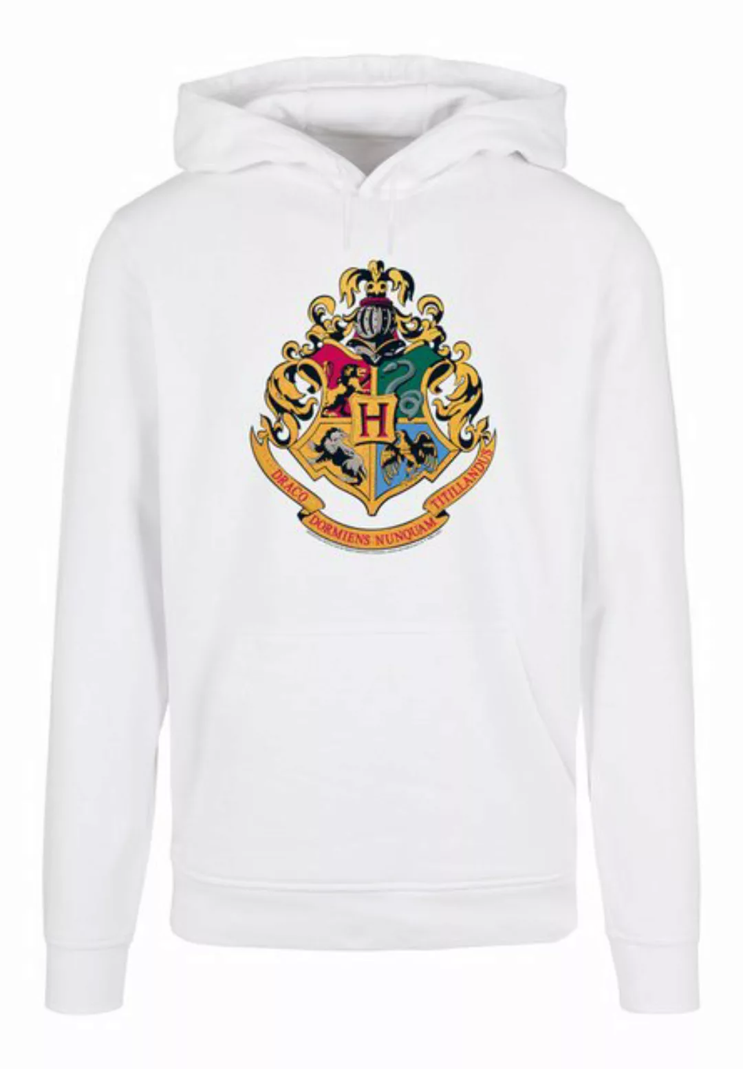 F4NT4STIC Kapuzenpullover Harry Potter Hogwarts Crest Gold Print günstig online kaufen