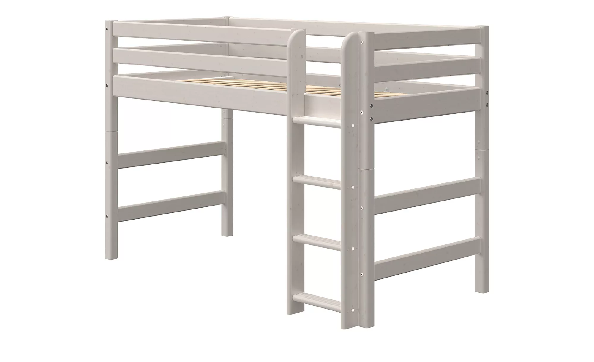 FLEXA Mittelhohes Bett   Flexa Classic ¦ grau ¦ Maße (cm): B: 157 H: 143 Ki günstig online kaufen