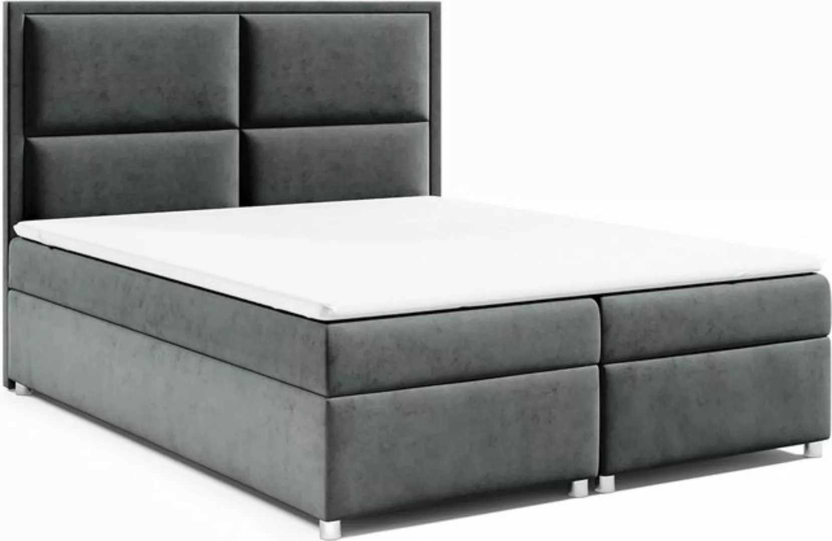 Best for Home Boxspringbett Trinity K-11 Bonellfederkern inkl. Topper mit L günstig online kaufen