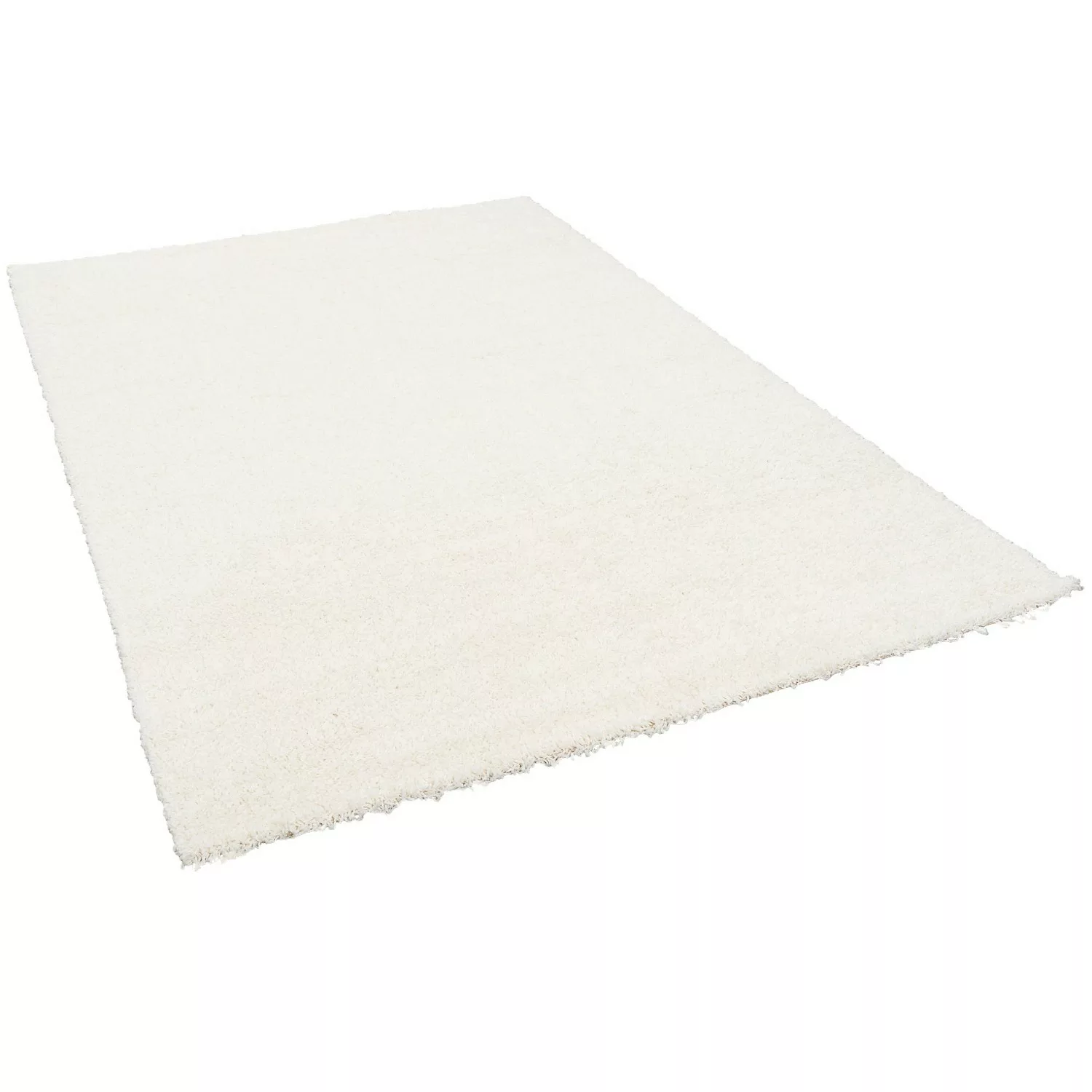 Pergamon Hochflor Langflor Teppich Aloha Weiss 60x110cm günstig online kaufen