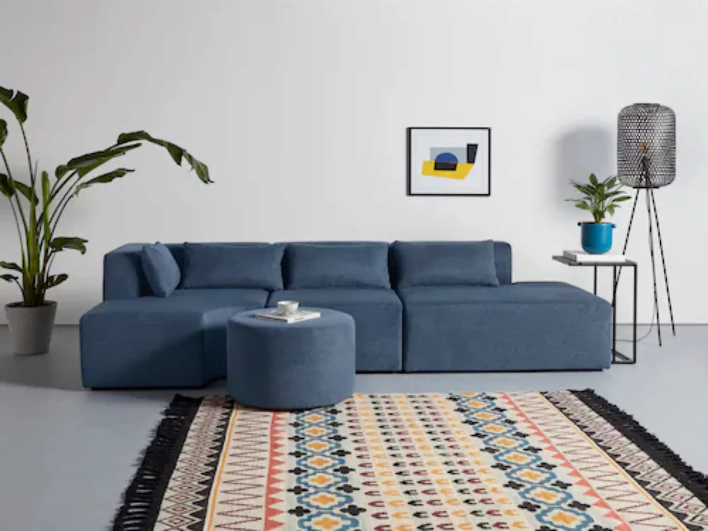 Leonique Ecksofa »Alexane L-Form«, zusammengesetzt aus Modulen, in vielen B günstig online kaufen