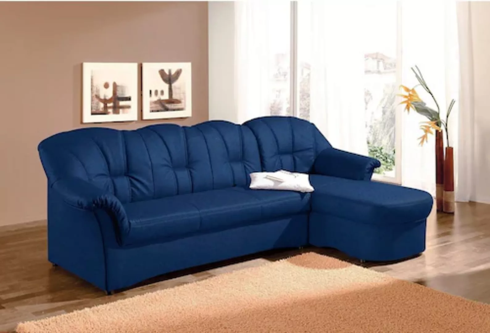 DOMO collection Ecksofa Papenburg L-Form, in großer Farbvielfalt, wahlweise günstig online kaufen