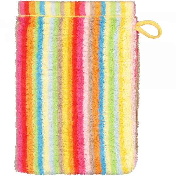 Cawö - Life Style Streifen 7008 - Farbe: 25 - multicolor - Waschhandschuh 1 günstig online kaufen
