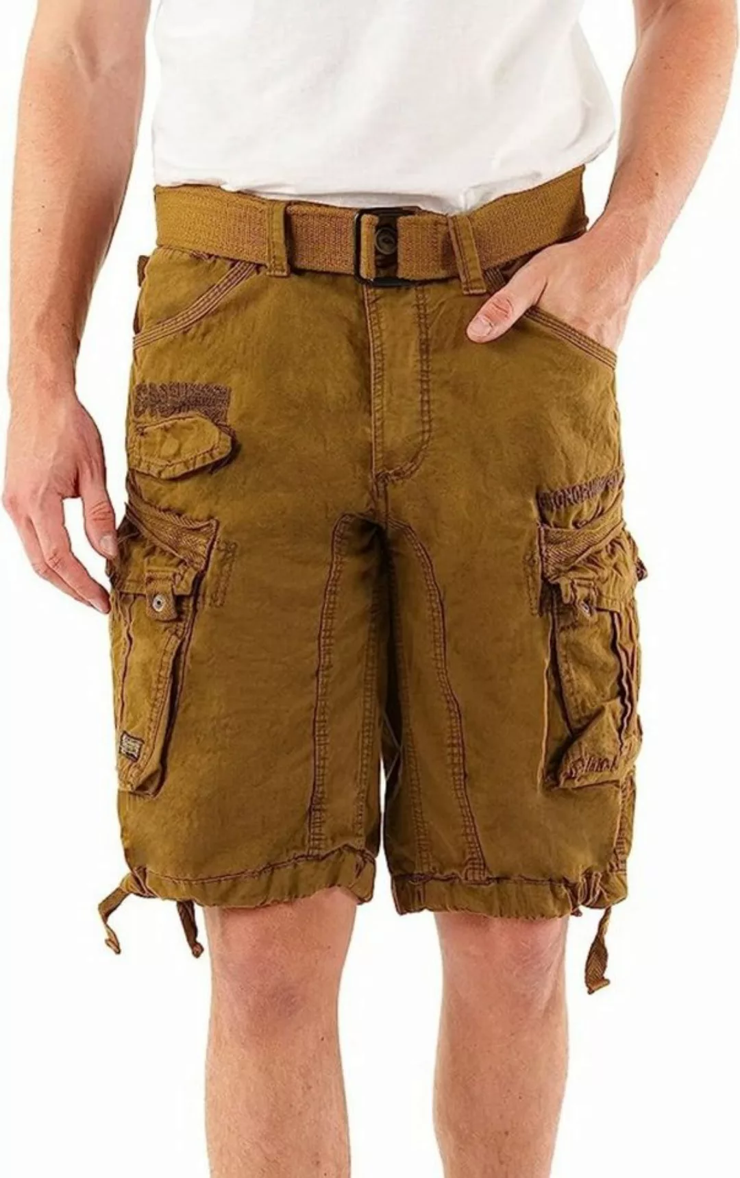 Geographical Norway Cargoshorts Herren kurze Hose Brpanoramique Neu Kaki (P günstig online kaufen