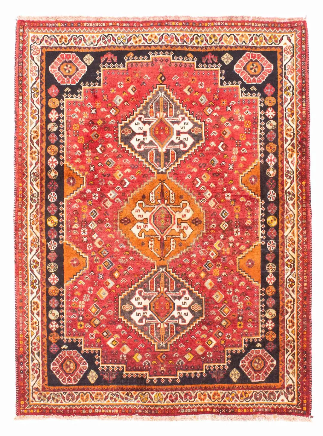 morgenland Orientteppich »Perser - Nomadic - 158 x 118 cm - dunkelrot«, rec günstig online kaufen