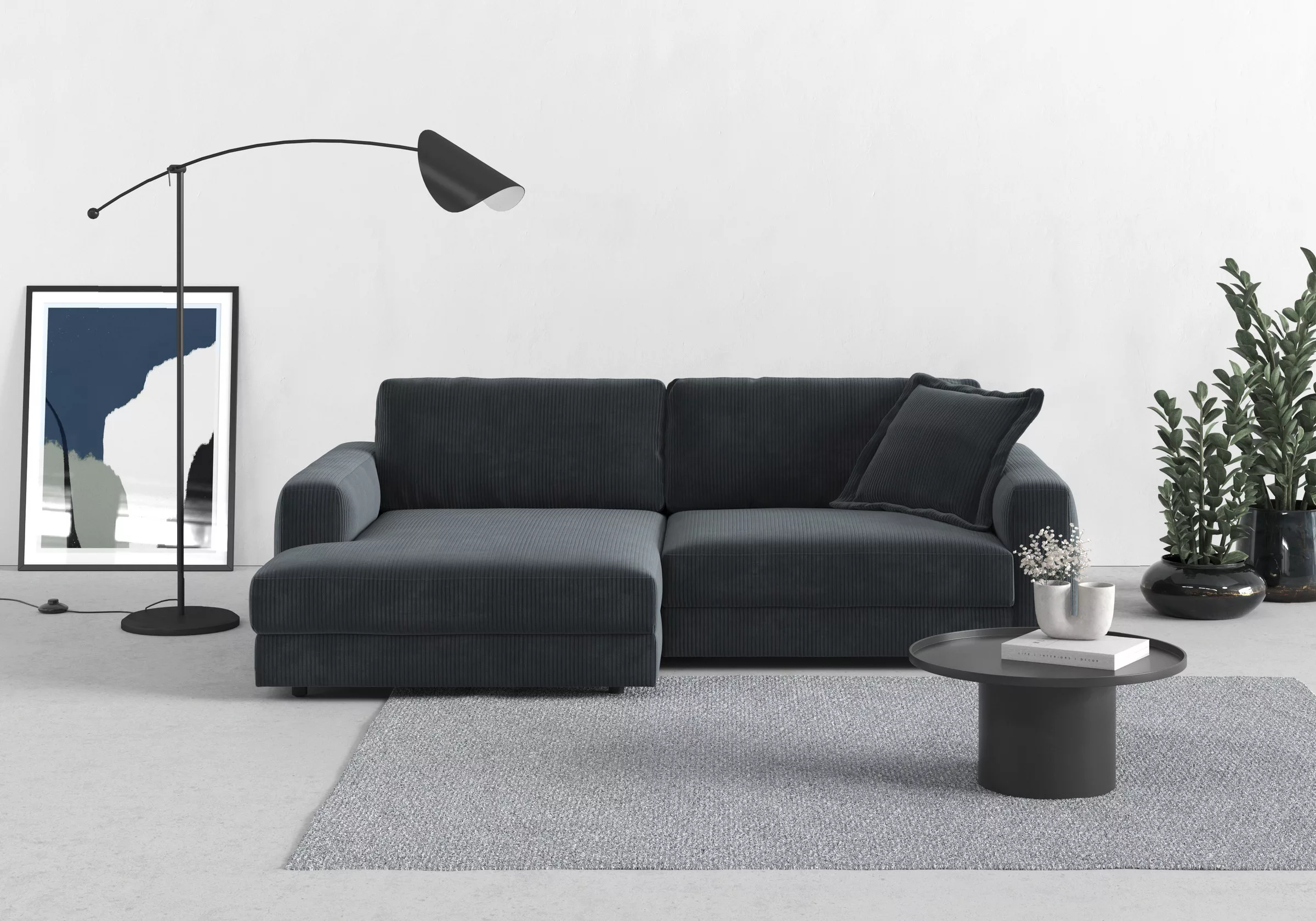 TRENDMANUFAKTUR Ecksofa »Bourbon, Designsofa mit tollem Sitzkomfort, L-Form günstig online kaufen
