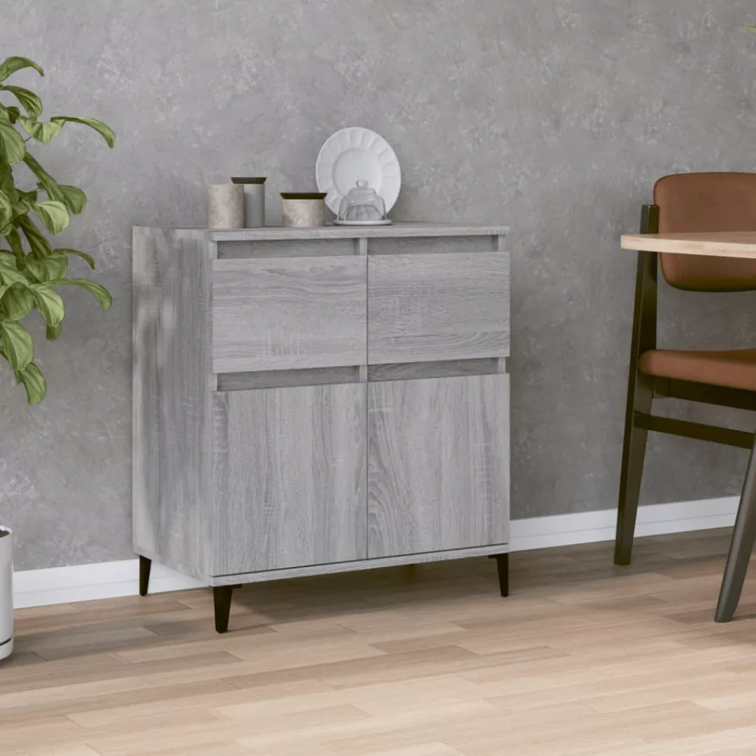 Vidaxl Sideboard Grau Sonoma 60x35x70 Cm Holzwerkstoff günstig online kaufen