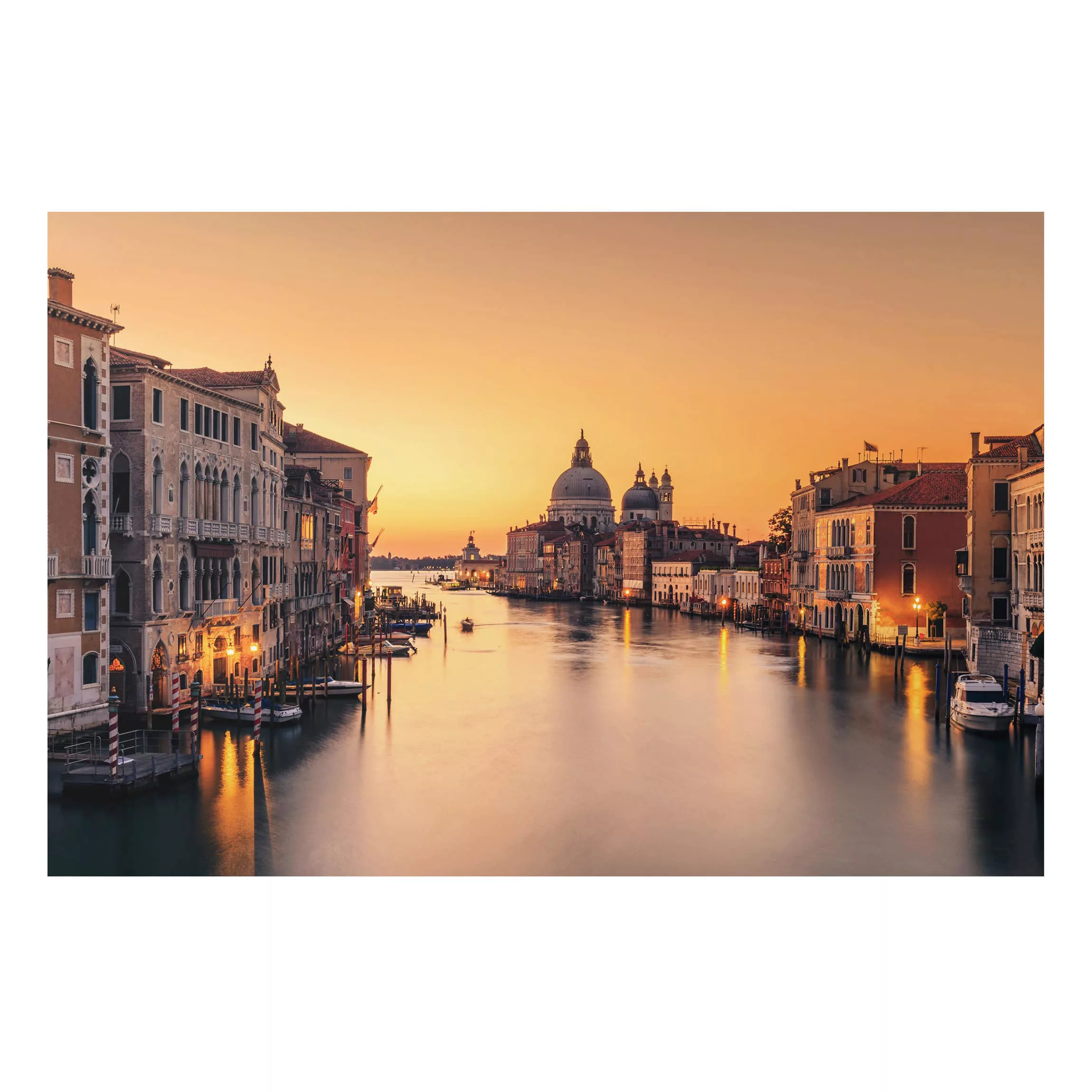 Alu-Dibond Bild Architekur & Skyline - Querformat 3:2 Goldenes Venedig günstig online kaufen