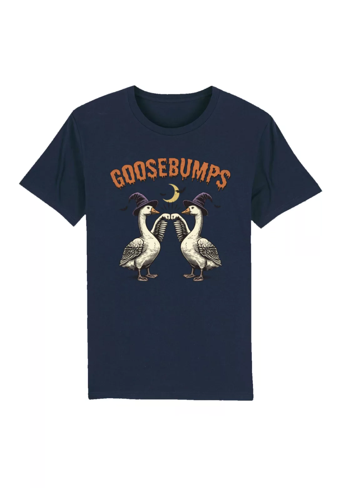 F4NT4STIC T-Shirt "Retro Halloween Goosebumps", Premium Qualität, Halloween günstig online kaufen