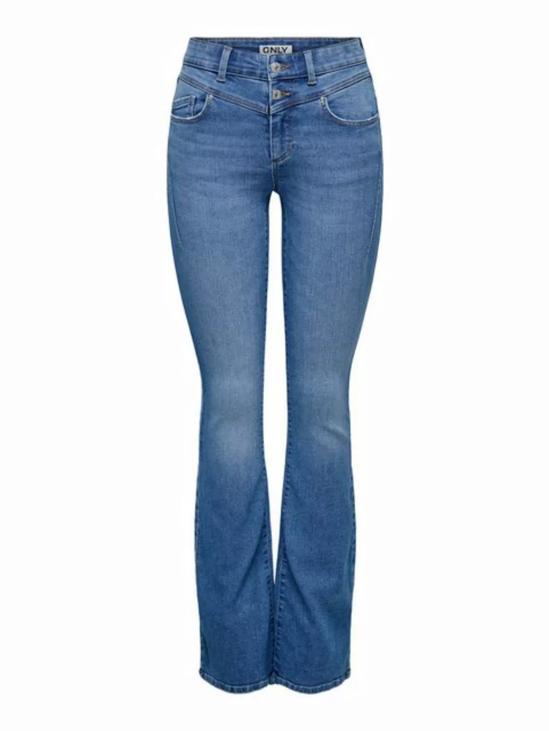 ONLY Bootcut-Jeans "ONLSARAH VIS BUT MID FLARED DNM BOX" günstig online kaufen