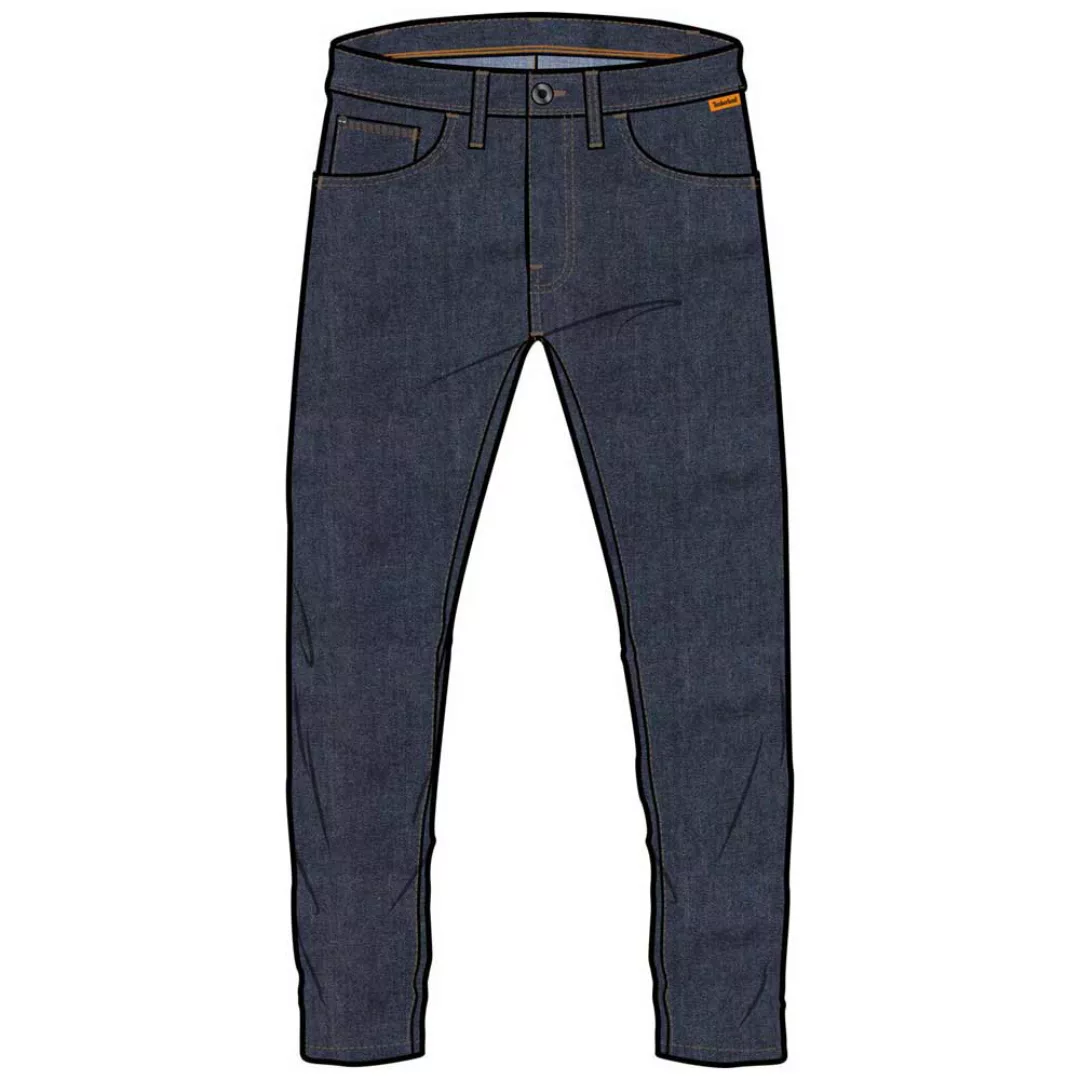 Timberland Squam Lake Straight Stretch Jeans 36 Rinse Wash Denim günstig online kaufen