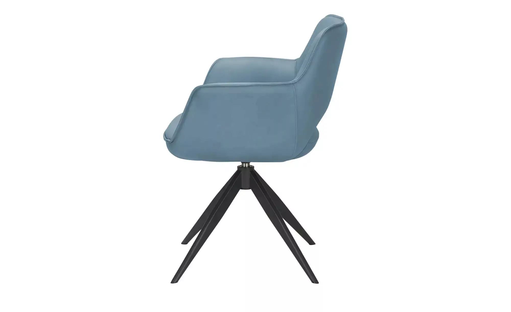 Armlehnstuhl mit Lederbezug Chester ¦ blau ¦ Maße (cm): B: 69 H: 83 T: 59.0 günstig online kaufen