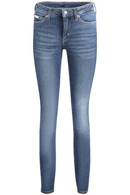 Calvin Klein Jeans 5-Pocket-Jeans Damen Jeans Blau: Nachhaltige, Eng Anlieg günstig online kaufen