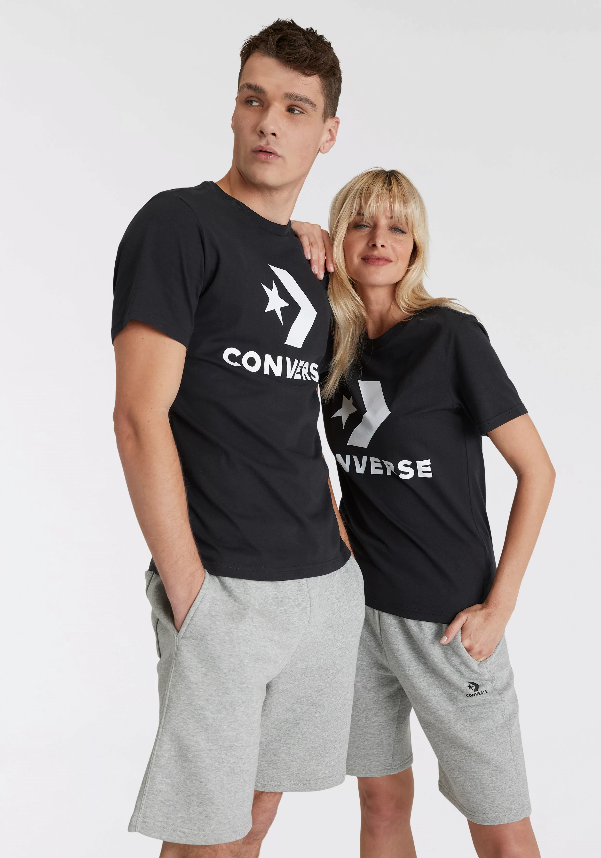 Converse T-Shirt CONVERSE GO-TO STAR CHEVRON LOGO STANDARD-FIT T-SHIRT (1-t günstig online kaufen