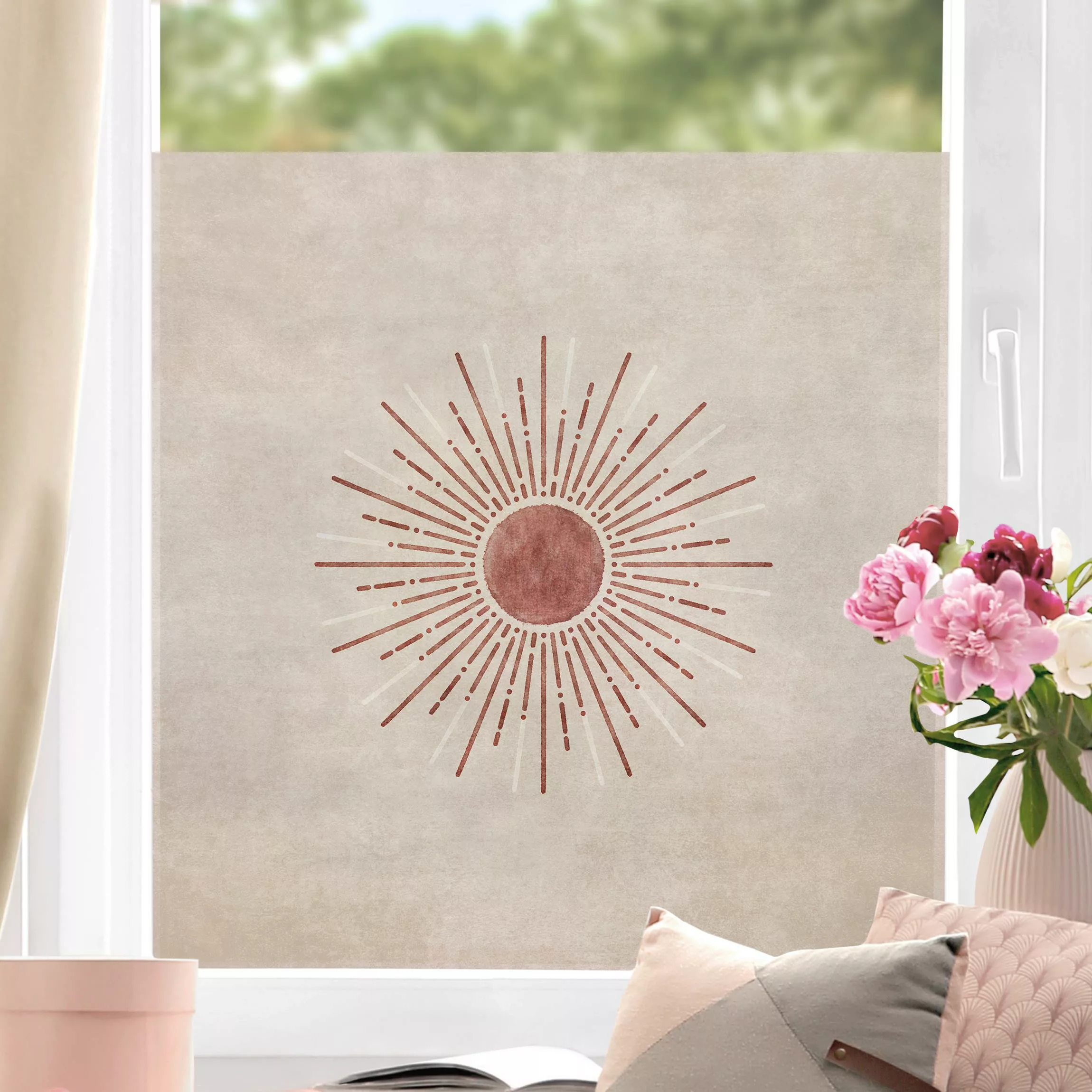 Fensterfolie Boho Sonne I günstig online kaufen