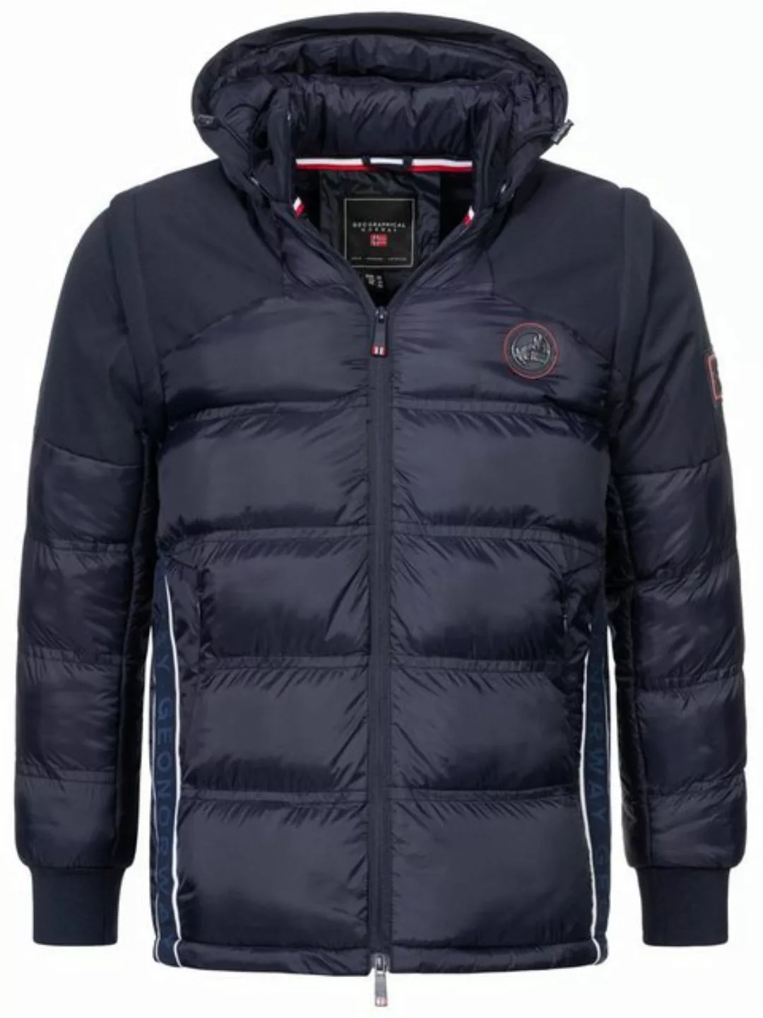 Geographical Norway Winterjacke Herren Winterjacke Steppjacke mit Kapuze günstig online kaufen