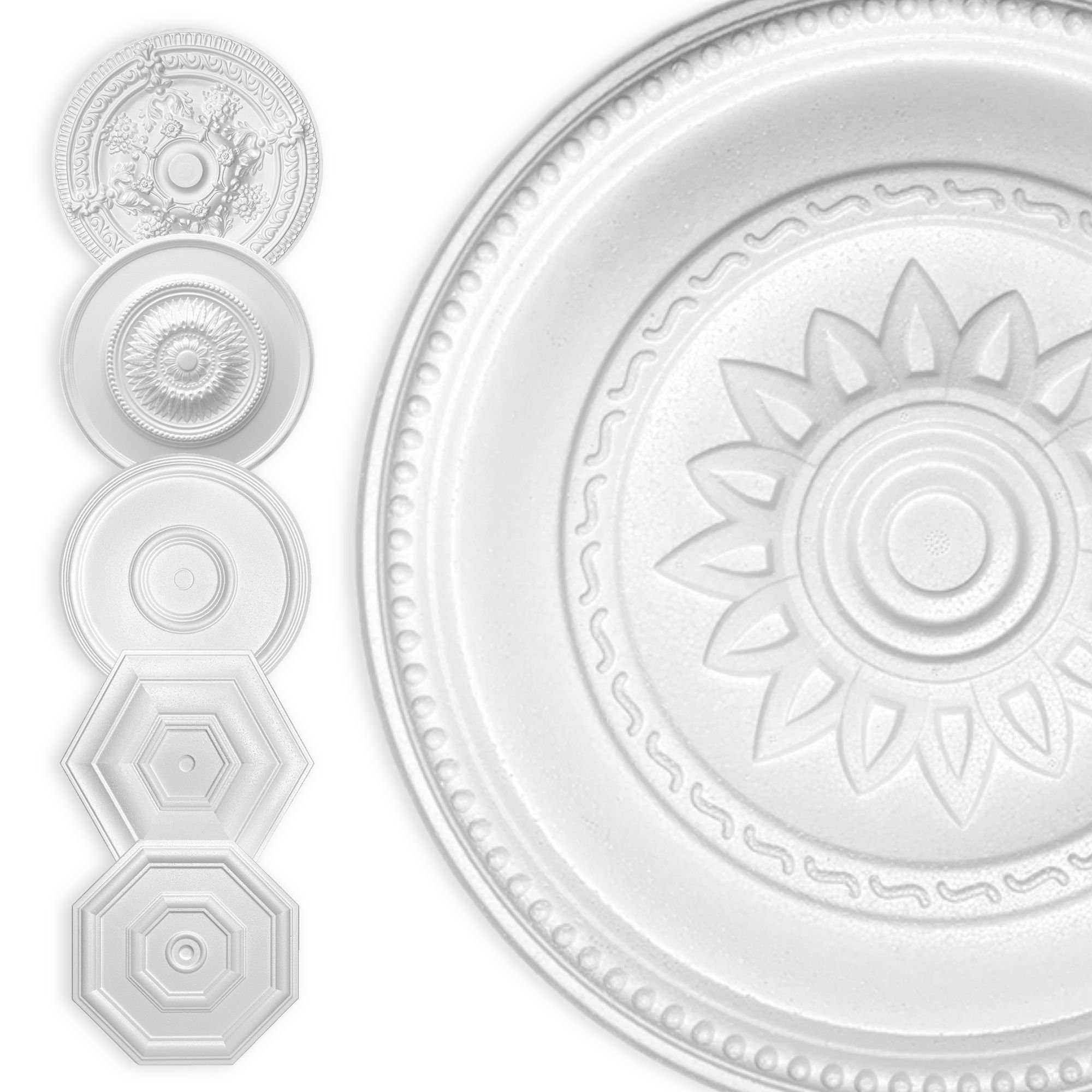 Hexim Wanddekoobjekt Gänseblume 40cm (HEXIM Stuckrosette günstig online kaufen
