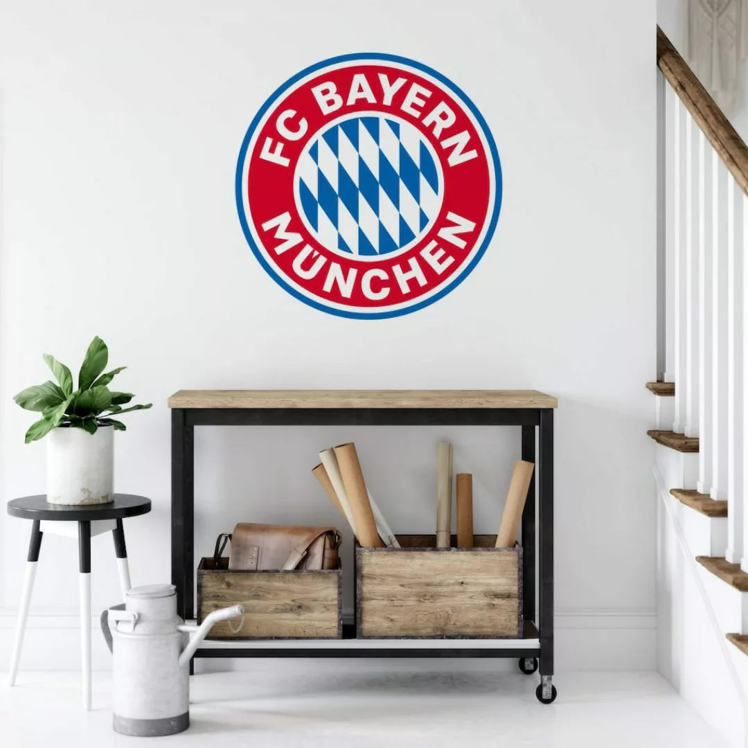 Wall-Art Wandtattoo »FC Bayern München Logo«, (1 St.), selbstklebend, entfe günstig online kaufen