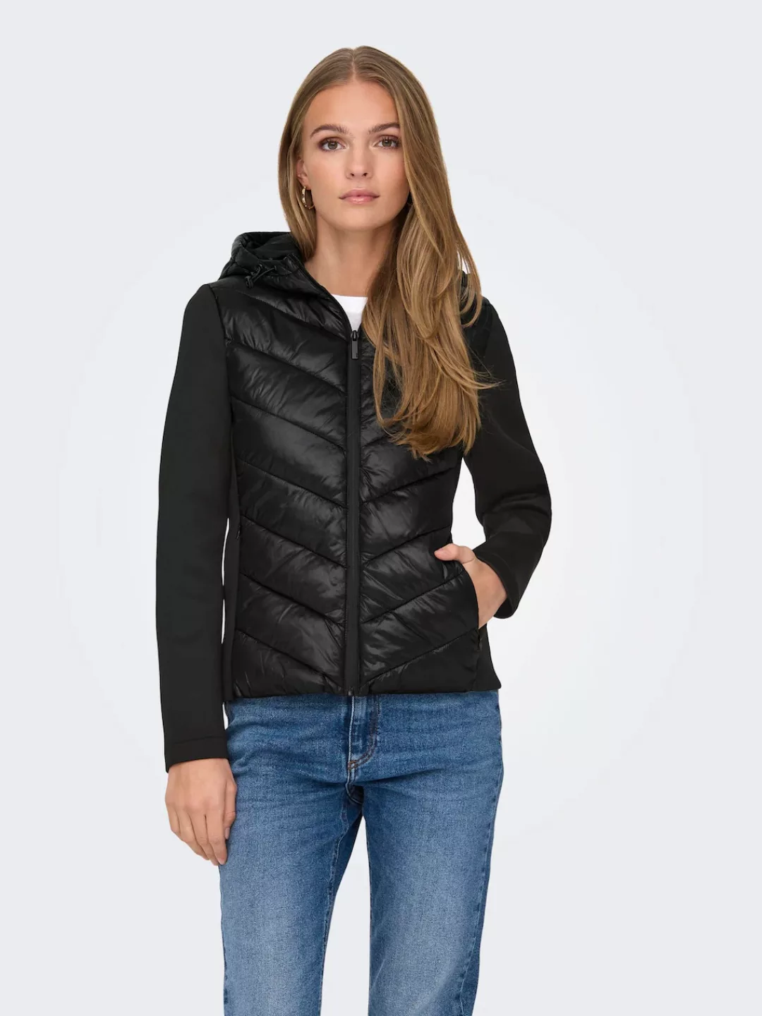 ONLY Steppjacke ONLSOPHIE MIX FITTED HOOD JACKET CC OTW günstig online kaufen