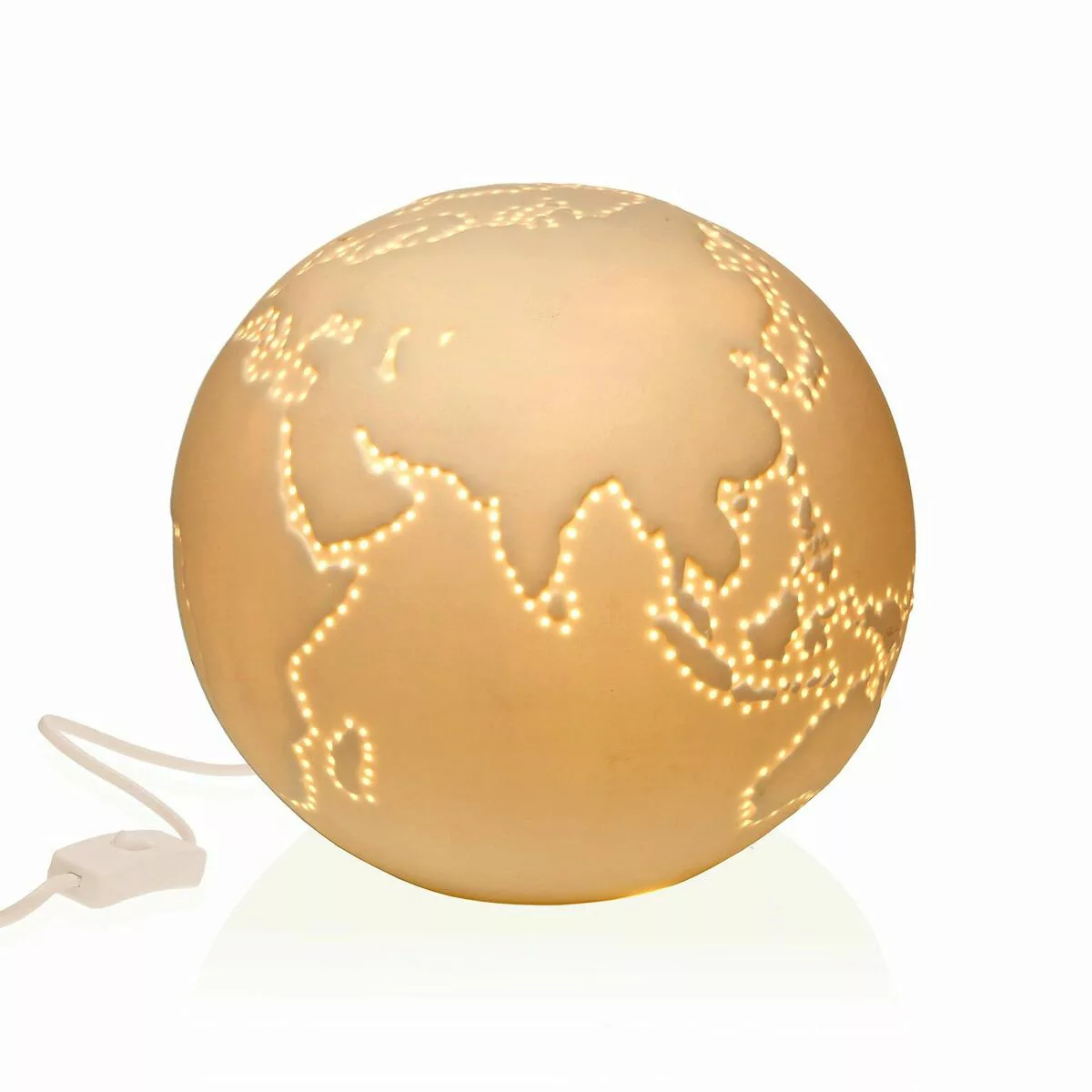 Tischlampe Versa Welt Porzellan (21 X 18,5 X 21 Cm) günstig online kaufen