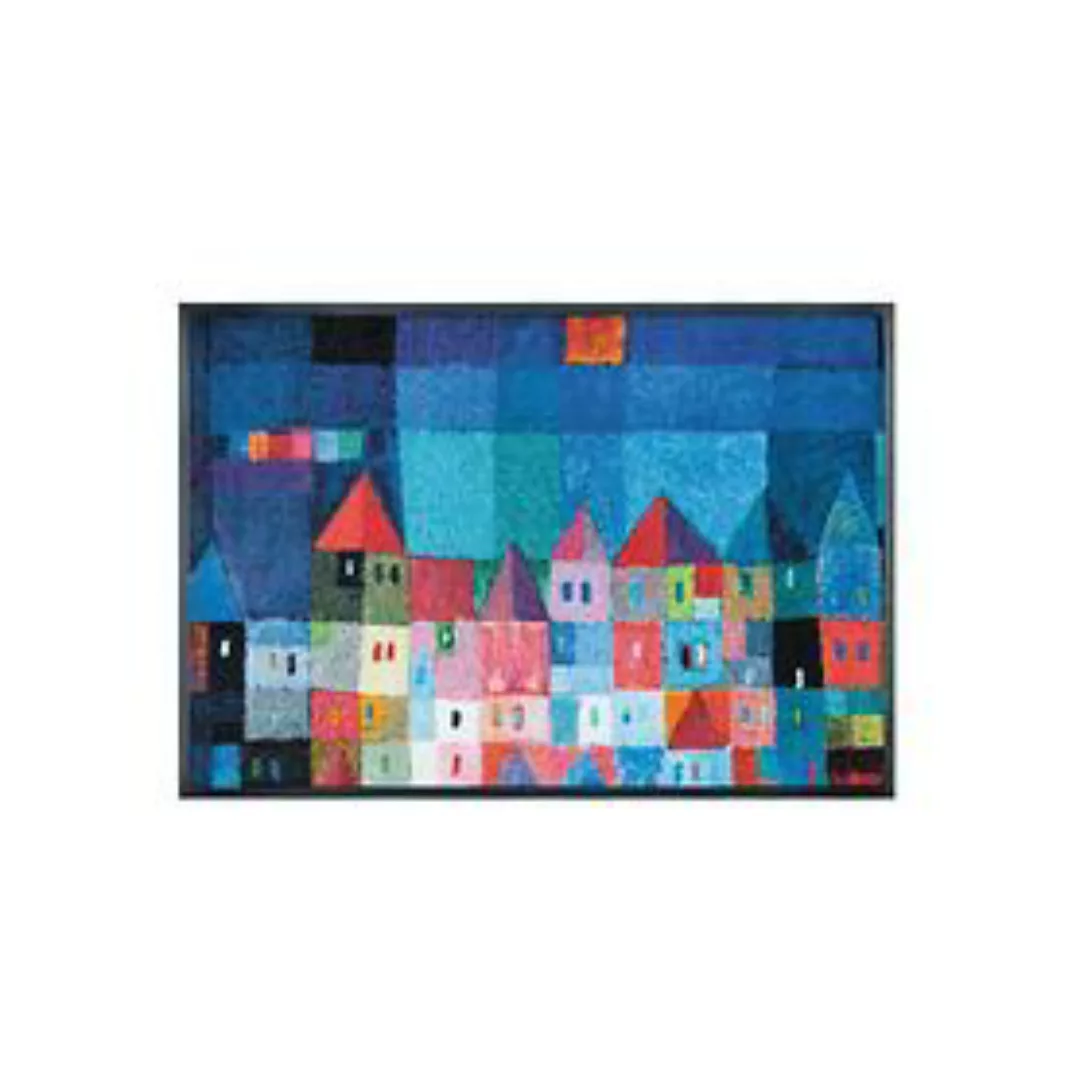 wash+dry by Kleen-Tex Fußmatte »Colourful Houses«, rechteckig günstig online kaufen