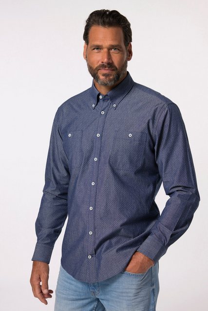 JP1880 Businesshemd JP 1880 Denimoptik-Hemd Langarm Cowboy Modern Fit günstig online kaufen