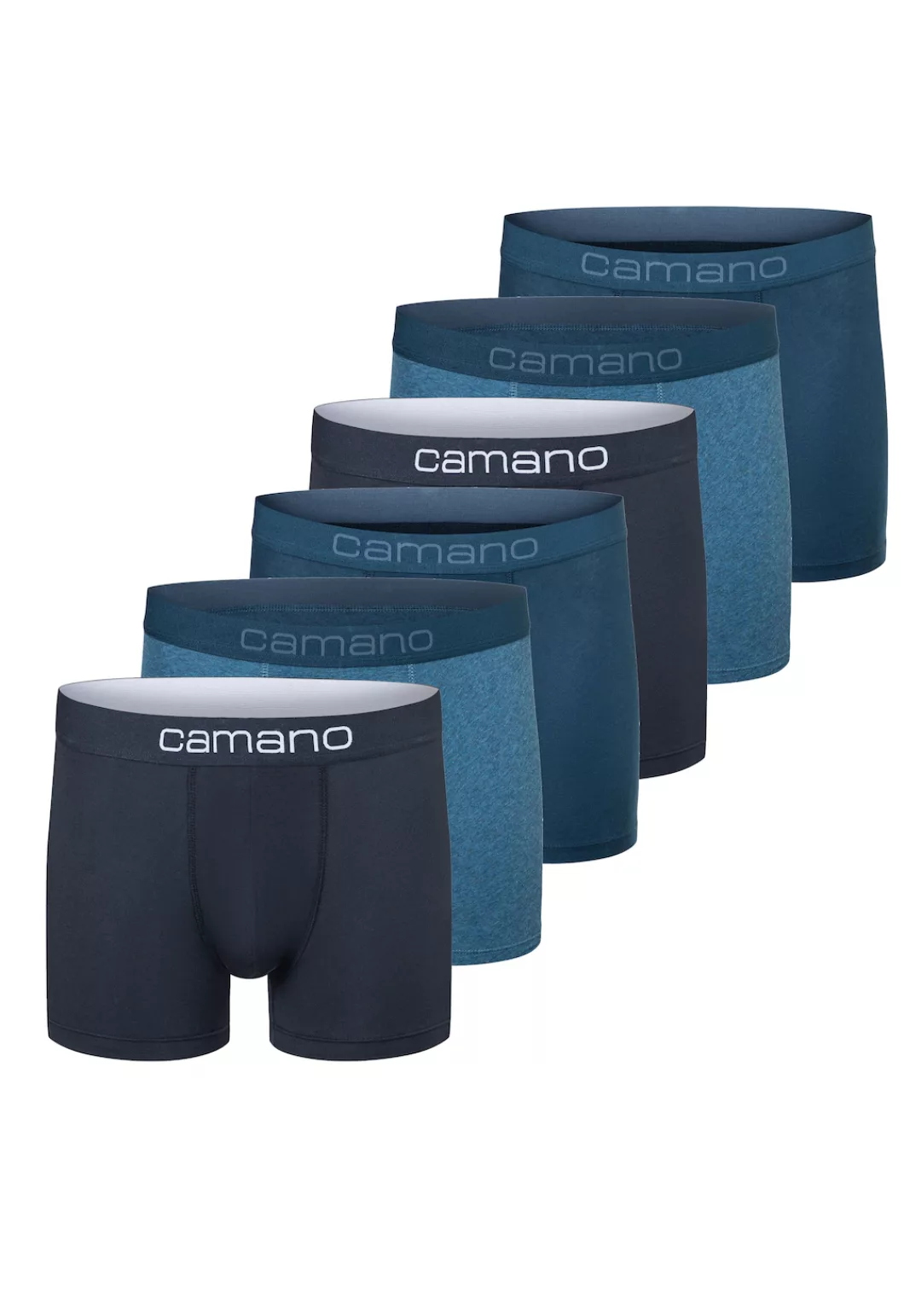 Camano Boxershorts, (6er Pack), mit Stretch-Logobund günstig online kaufen