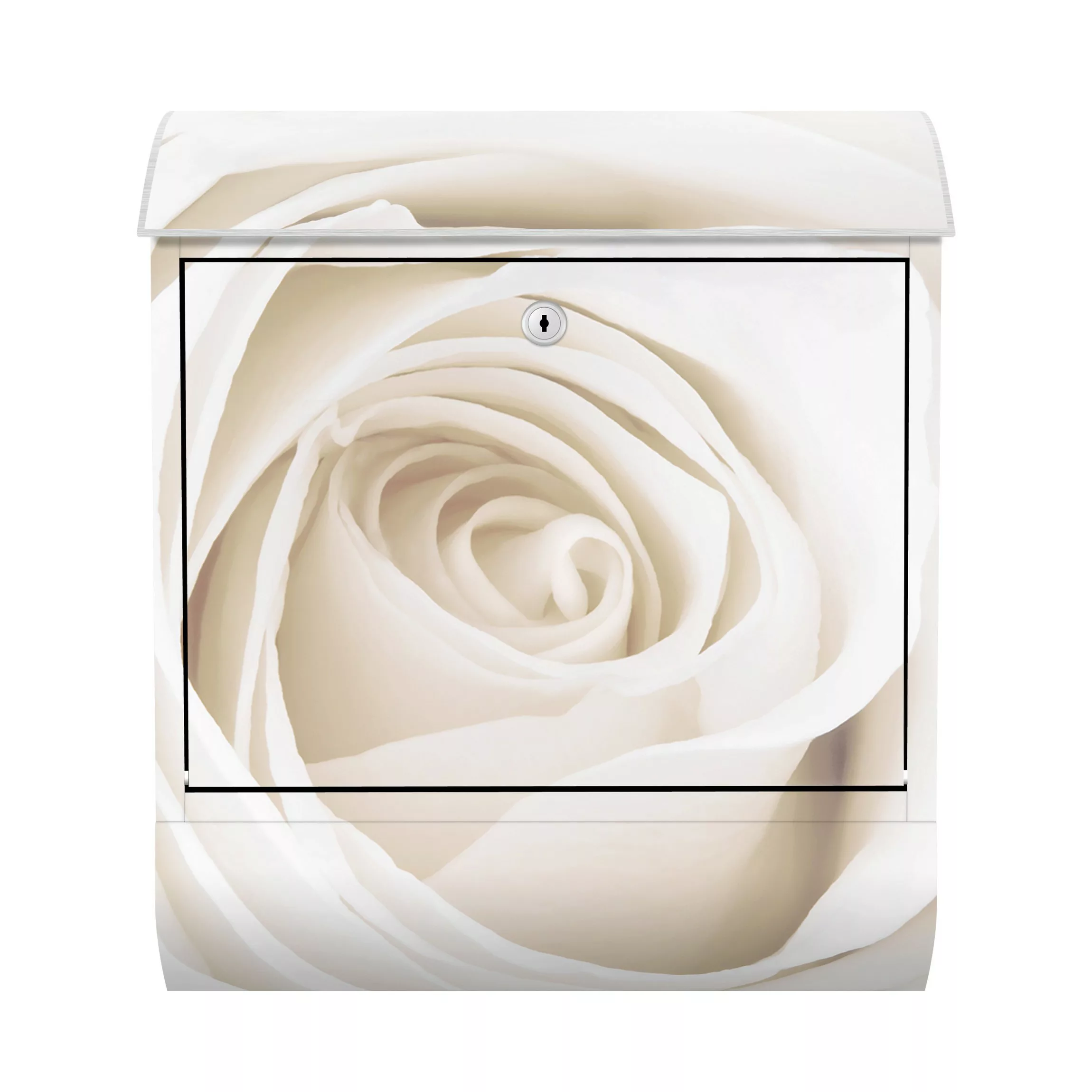 Briefkasten Blumen Pretty White Rose günstig online kaufen