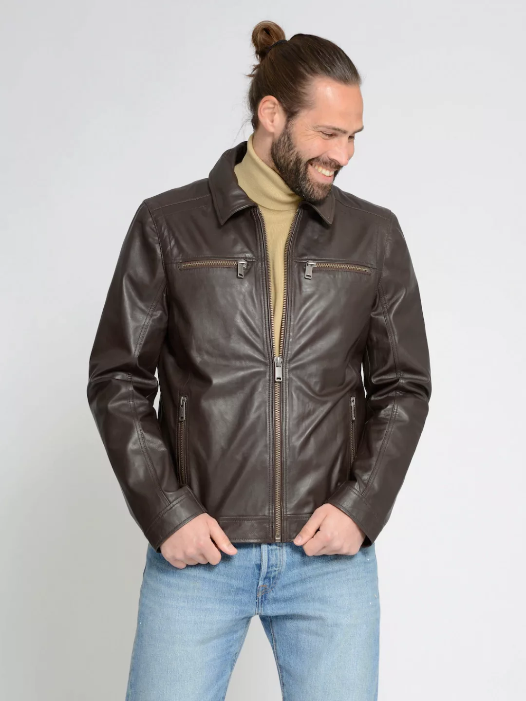 MUSTANG Lederjacke "31021630" günstig online kaufen