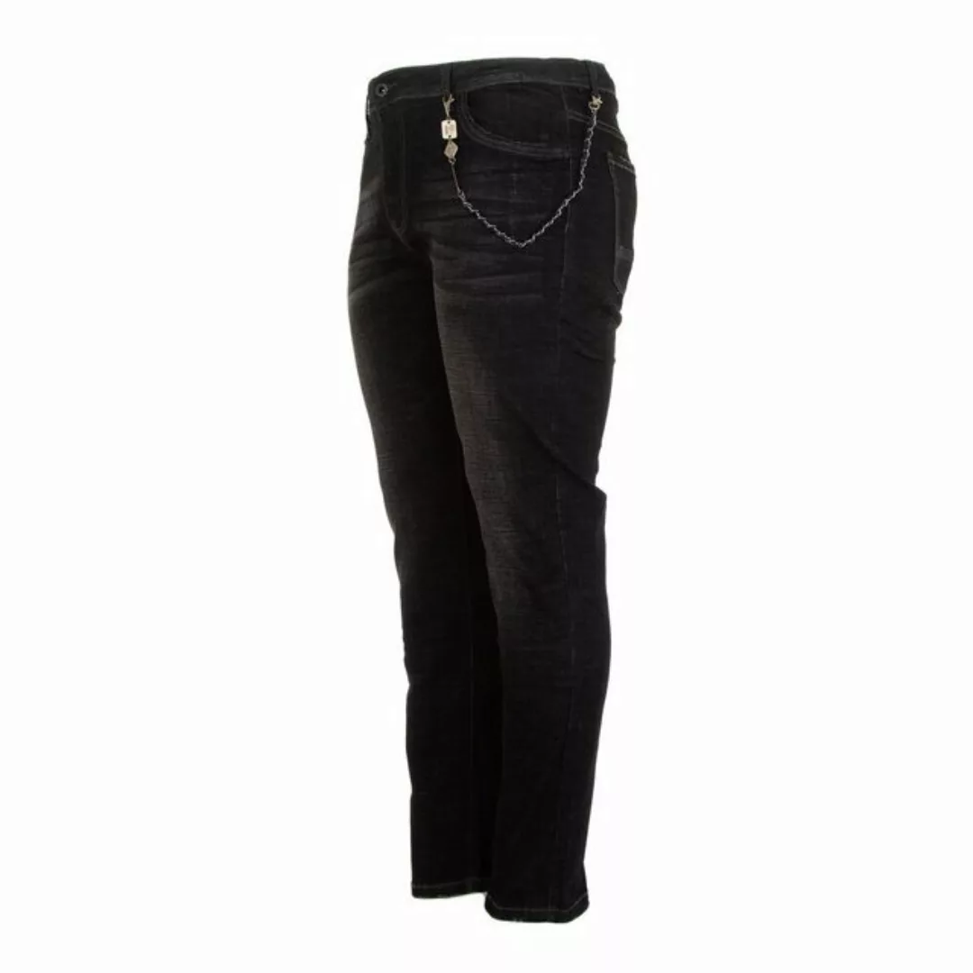 Ital-Design Stoffhose Herren Freizeit Stretch Hose in Schwarz günstig online kaufen