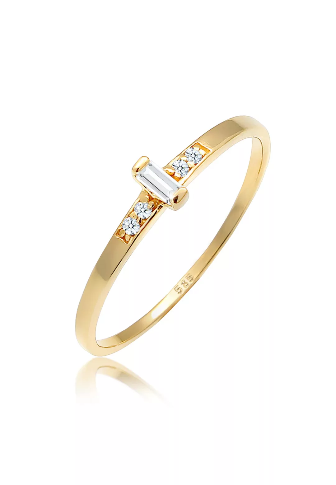 Elli DIAMONDS Verlobungsring "Verlobung Topas Diamant (0.02 ct.) 585 Gelbgo günstig online kaufen