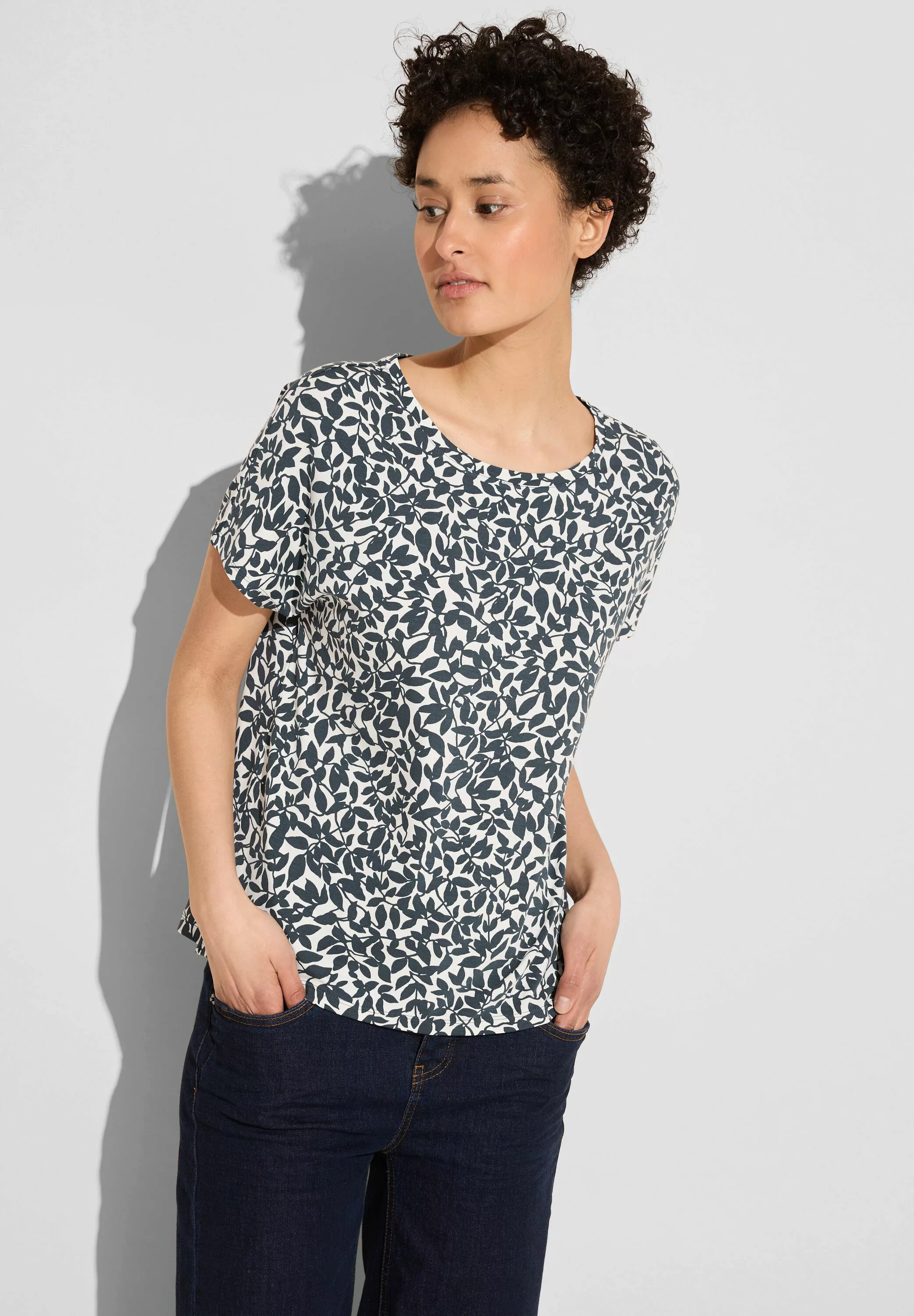 STREET ONE Shirttop, mit All-Over Print günstig online kaufen